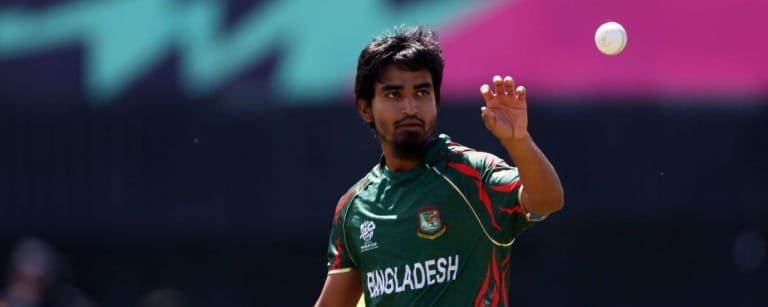 ICC fined Bangladesh Tanzim Hasan Saqib for misbehaving with Nepal captain