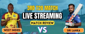 SL vs WI, 3rd T20 | Live Streaming, Squad and Match Details