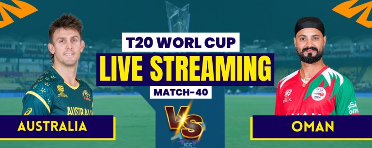 T20 World Cup Match 40: AUS vs OMAN Live Streaming, Match Prediction & Playing XI