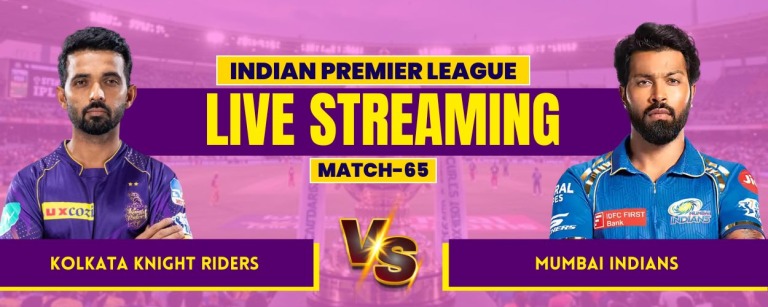 IPL 2026 Match 65: KKR vs MI Live Streaming, Match Prediction, Pitch Report & Playing XI