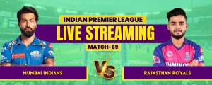 IPL 2026 Match 69: MI vs RR Live Streaming, Match Prediction, Pitch Report & Playing XI