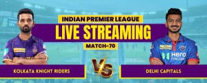 IPL 2026 Match 70: KKR vs DC Live Streaming, Match Prediction, Pitch Report & Playing XI