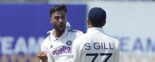 Suthar shines as India take control against Sri Lanka